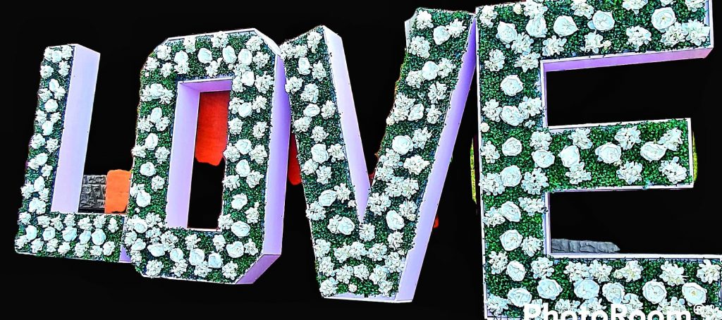Led love lightup letter - For Rent