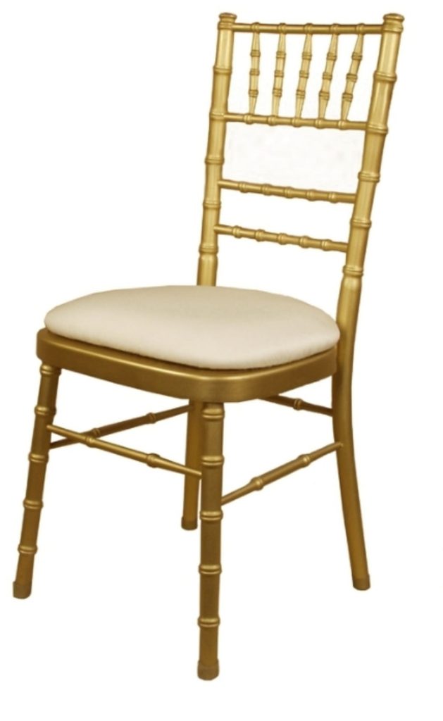 Gold chiavari chairs