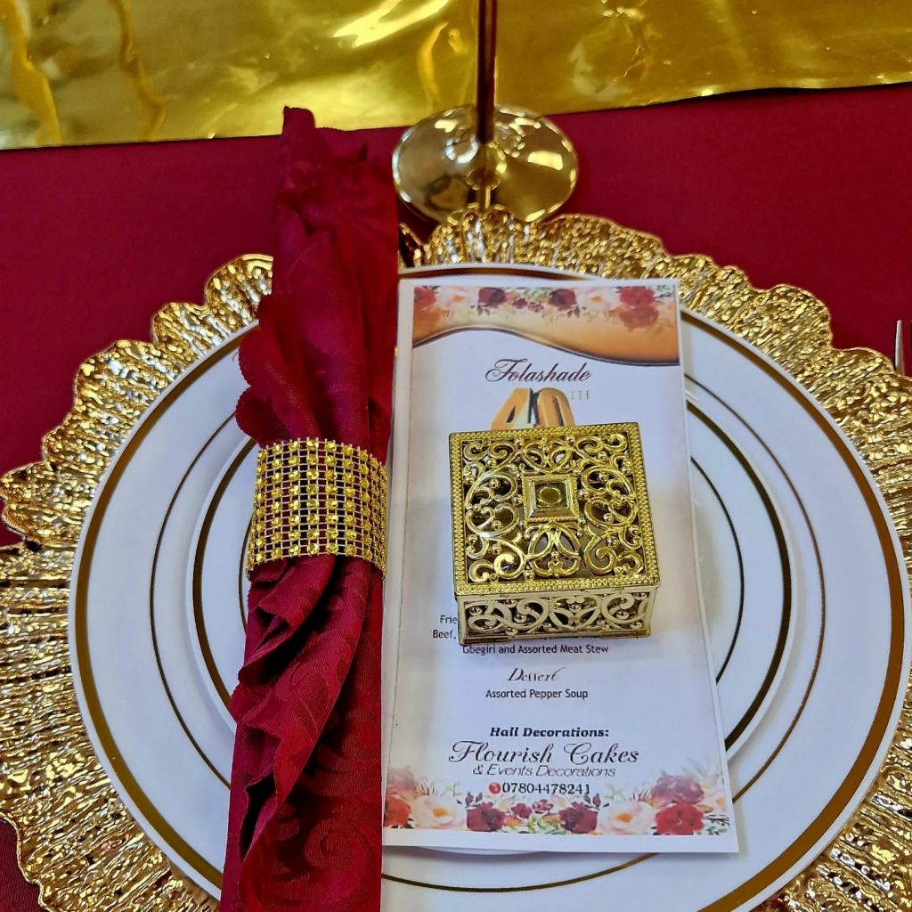 Napkin with ring